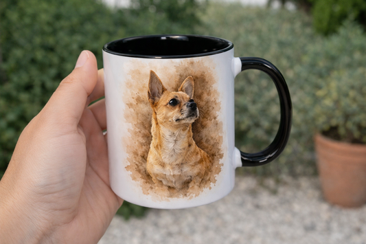 Mug aquarelle stylisé