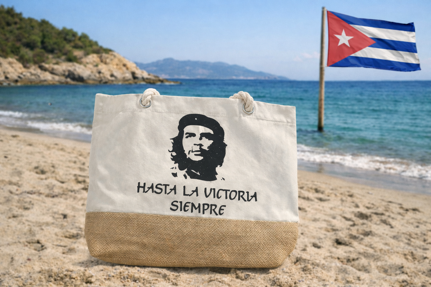 Cabas HASTA LA VICTORIA SIEMPRE — Format 47x35 cm