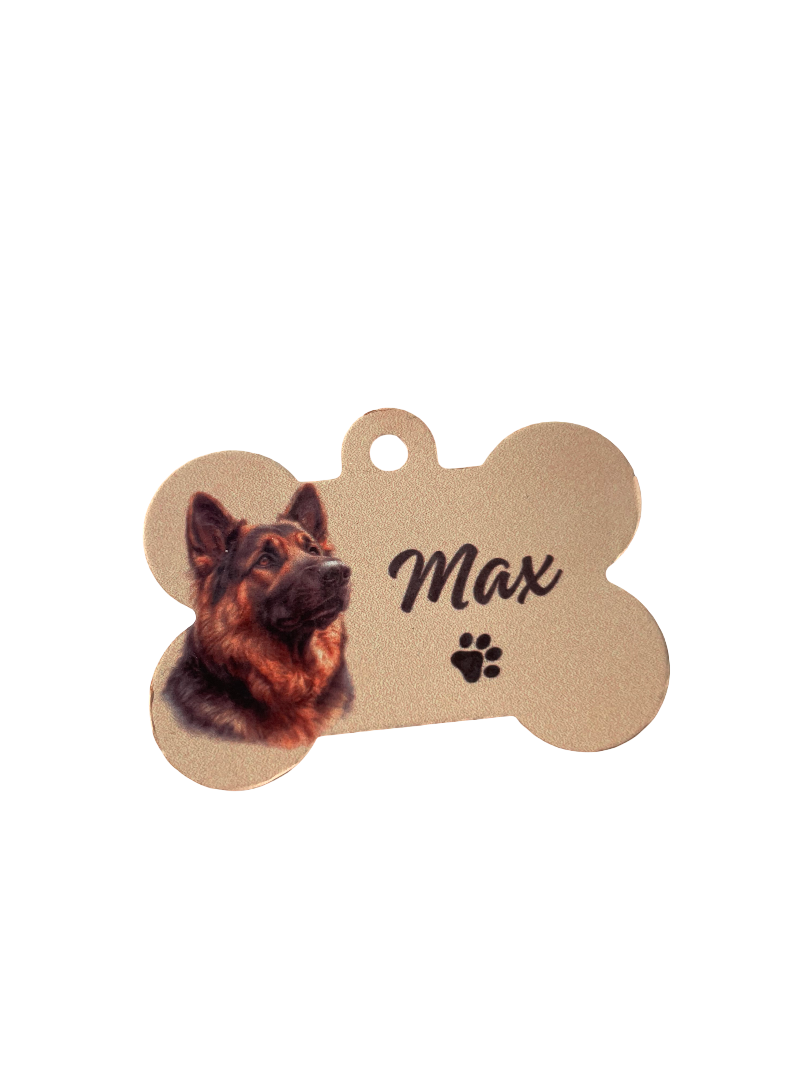 Médaille d’identification personnalisée – Grand chien