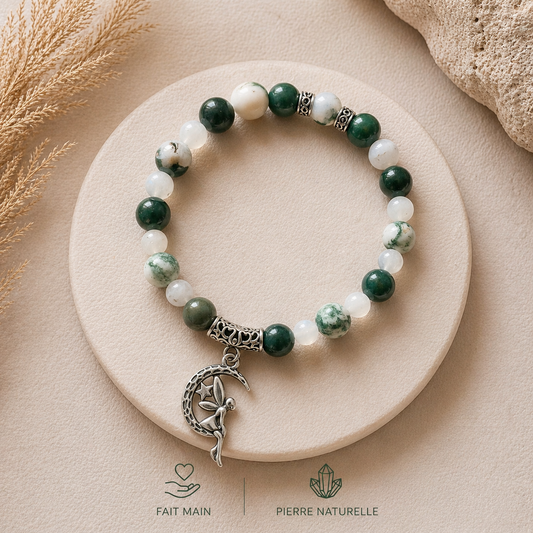 🌙 Bracelet Lune Enchantée — Fait Main