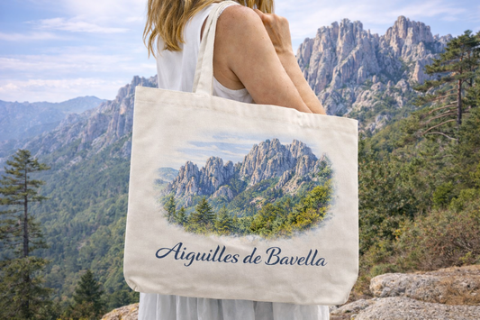 Sac cabas Aiguilles de Bavella — Format 40x30 cm